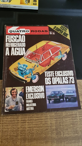Revista Quatro Rodas Ed 145 Agosto 1972