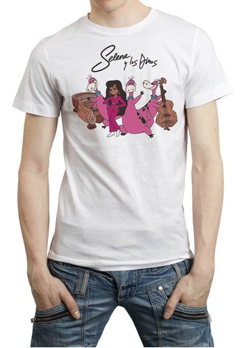 Selena Quintanilla Y Los Dinos Playera Hombre Mujer