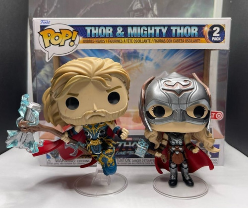 Funko Pop Marvel: Thor Love And Thunder - Thor Y Mighty Thor