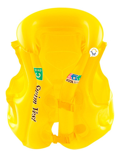 Chaleco Salvavidas Inflable Flotador Piscina Broches Md291