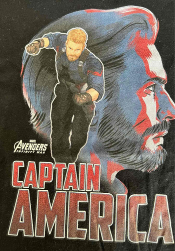 Remera Marvel Original Capitán America