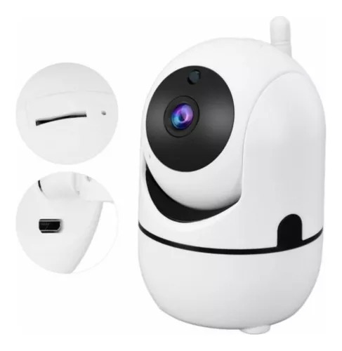 Câmera De Segurança Kapbom KA-065 WI-FI 360°GRaus Ip Hd Bebê Escritório Casa Loja Idoso Criança Pet 1080p Cor Branco