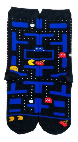 Medias Pac-man Retro Gamer 8bit Juego Geek