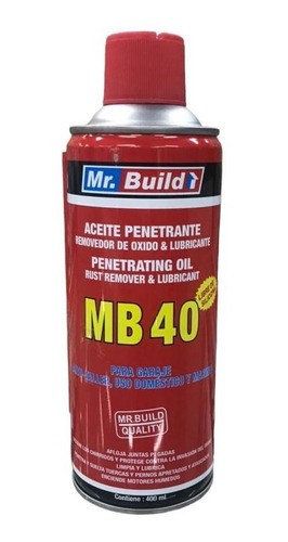 Lubricante Mr Build Rs-20 Spray De 400 Ml 