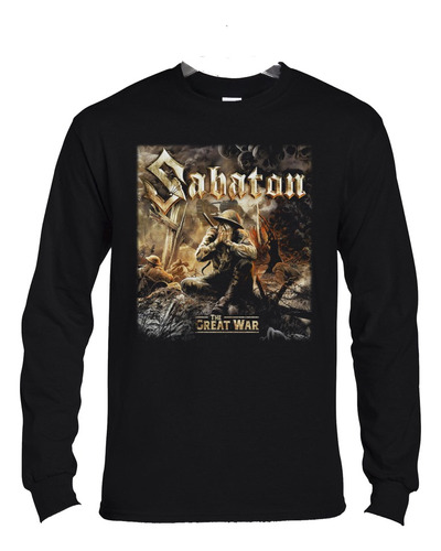 Polera Ml Sabaton The Great War Metal Abominatron