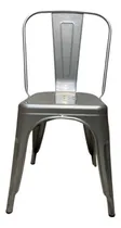 Comprar Set 2 Sillas Tolix Metal Minimalista Hogar Negro Mate Restau Estructura de la silla Plateado