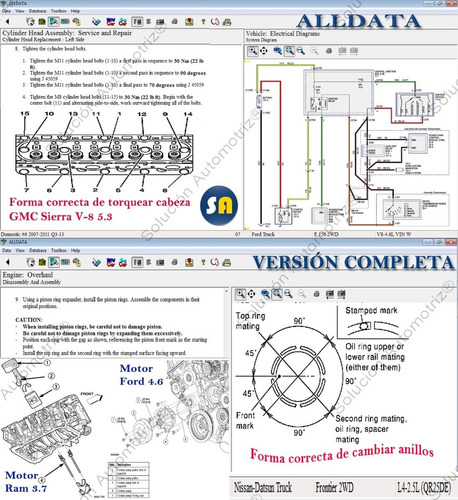 Disco Duro Diagramas Automotrices Mitchell Alldata Simplo | Envío gratis