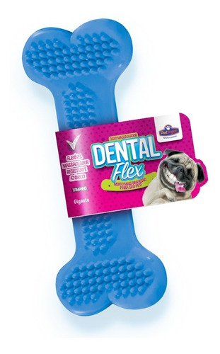 Juguete Goma Resistente Dental Flex 18,5 Cm Para Perros