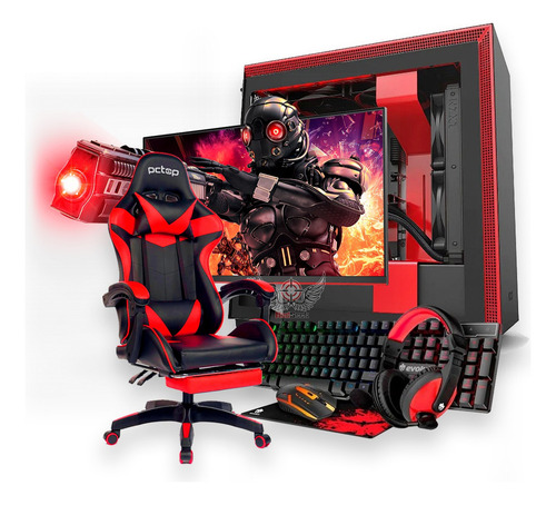 Pc Game Completo A8 9600 Ssd/ 32gb Ddr4 Ryzen + Monitor 21