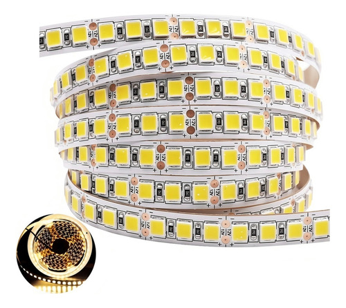 Fita Led 240led Por Metro 3528 P/ Perfil 5 Metros Ip20