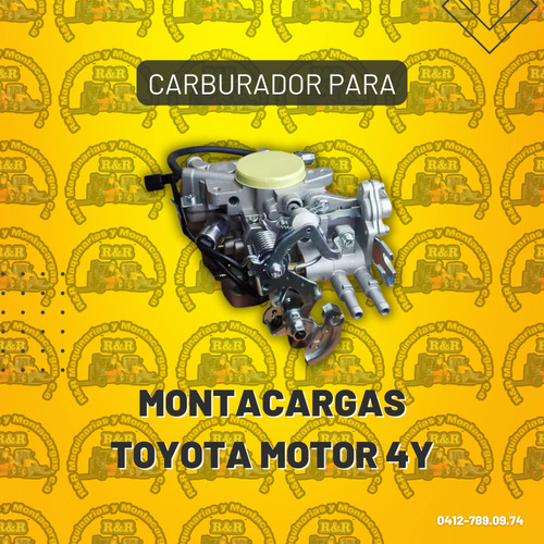 Carburador Para Montacargas Toyota Motor 4y