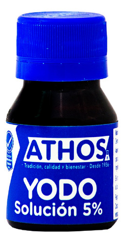 Yodo 5% Solución Athos X2 Un - mL a $198