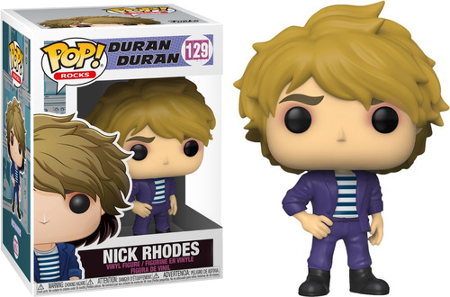 Funko Pop Rocks #129 Duran Duran - Nick Rhodes - Original !