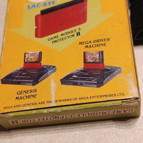 Sega Game Module Y Protector 2 No Megakey Sega 16bits (Usado)