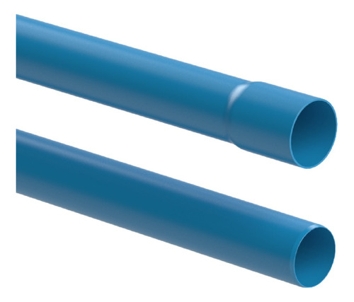 Tubo De Pvc Azul Irrigação 50mm Pn 60 Kit C/ 100 Canos 6 Mts