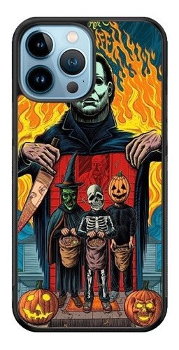 Funda Protector Para iPhone Halloween Monstruos Caricatura