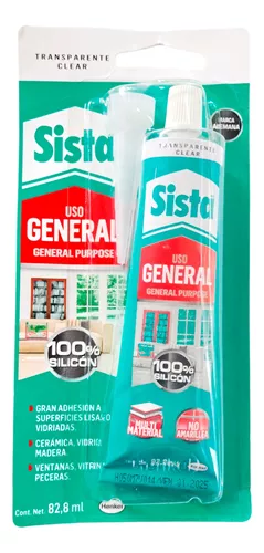 Silicon Para Peceras Acuarios Transparente 300 Ml F109 Sista