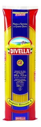 Fideos Divella Spaghetti Ristorante 500g 100% Italia Kosher