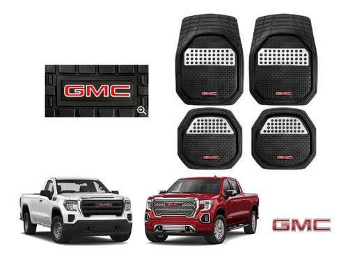 Tapetes 4pz Charola 3d Logo Gmc Sierra Denali 2019 A 2022 23