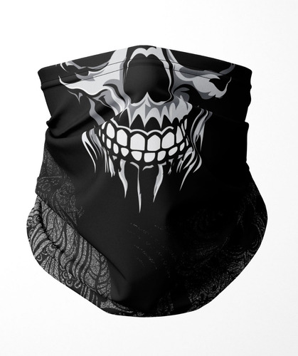 Doxe Bandana Calaveras Blanco Y Negro 