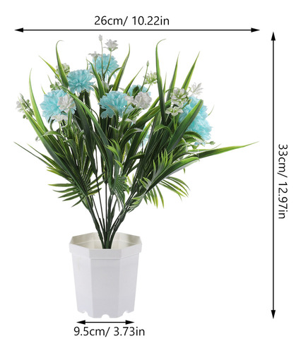 Adorno De Flores Artificiales Para Decoración De Flores Fals