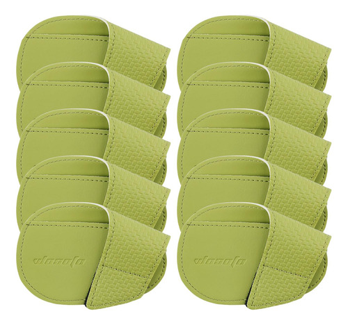 10x Funda Para La Cabeza Del Palo De Golf, Talla S Verde