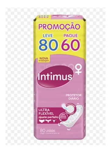 Kit C/ 3 Protetor Diário Intimus Days Flexível