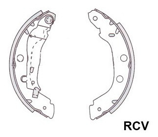 Balata Tambor Trasera Para Renault Kangoo  2005 S/e