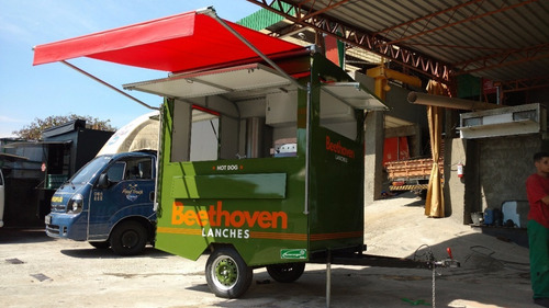 Food Truck Trailer Gl 2x1.6m Marca Bumerangue Sob Encomenda