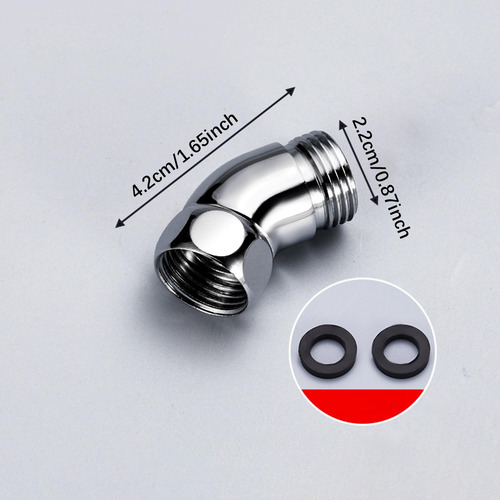 Adaptador De Cotovelo Da Cabeça Do Chuveiro De 4.2 Cm G1/2