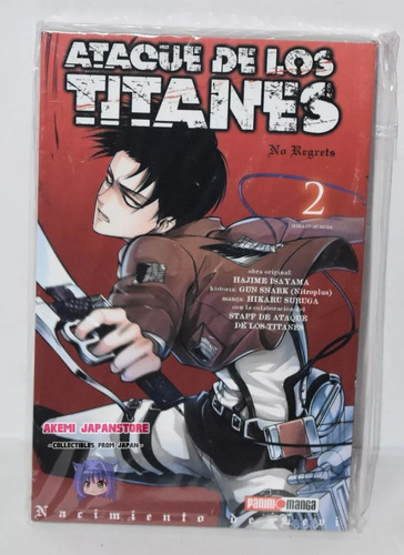 Ataque De Los Titanes No Regrets - Pack - Panini - Manga