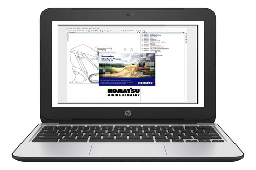 Laptop Con Software Komatsu Ccs Taller Diagramas Catalogo