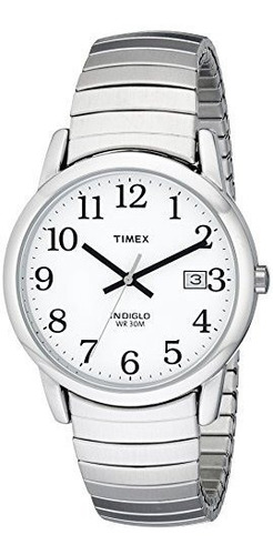 Timex T2h451 Easy Reader 35mm Silver-tone Reloj De Yiwwi