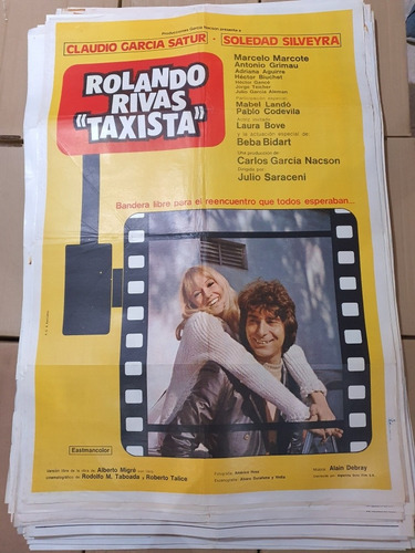 Afiche De Cine Original 1409- Rolando Rivas Taxista