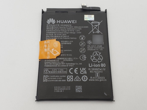 Bateria Para Huawei Nova Y70 Mga-lx3 Original