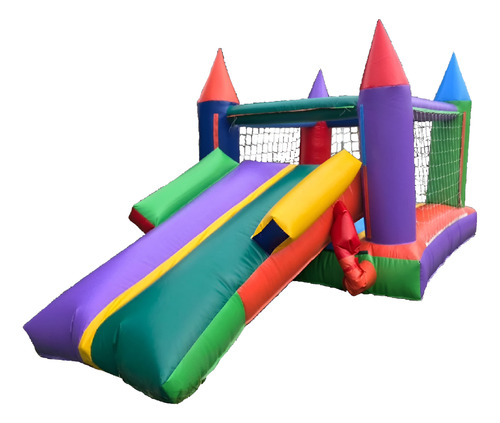 Castillo 3,5x 3 Con Tobogán Más Turbina