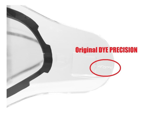 Lente P/ Máscara Dye I4 I5 Clear Transparente Paintball