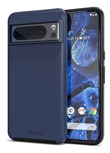 Funda Para Google Pixel 8 Pro Navy Dual Guard (dual Layer)