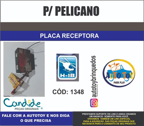 Pelicano 1348 - H-18  - Placa Receptora