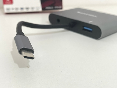 Adaptador Usb Tipo C 3.0 X Hdmi Vga Audio Usb Type C 5em1