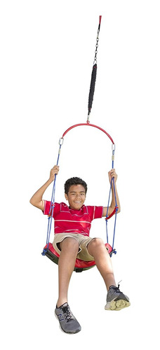 Hearthsong 2-en-1 Bungeebounce Tree Swing Para Niños Con Ani