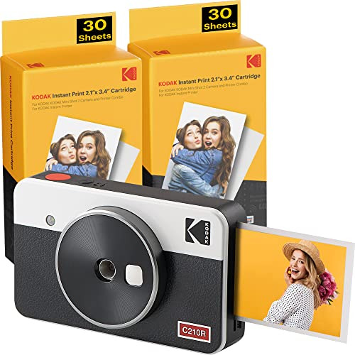 Kodak Mini Shot 2 Retro | Paquete De 68 Hojas | Camara Insta