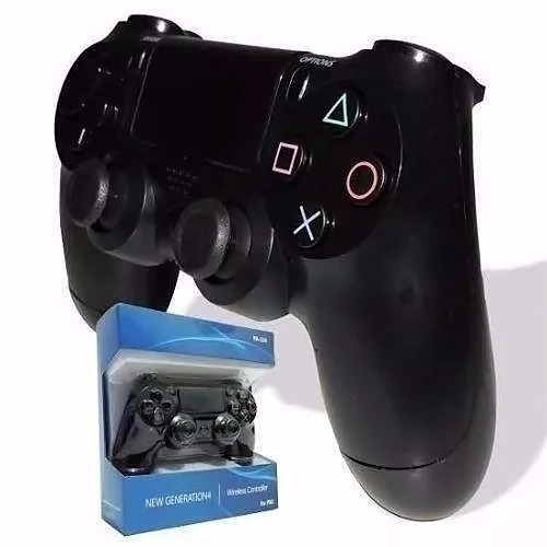 Controle Playstation 4 C/ Fio 2m Feir Joystick Ps4 Preto