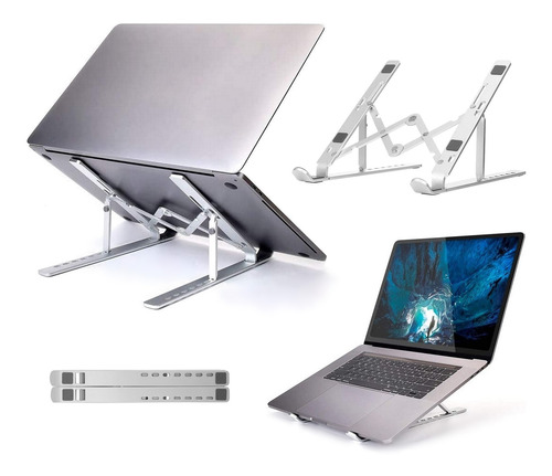 Suporte Para Notebook Alumínio Ajustável Dobrável - Vision