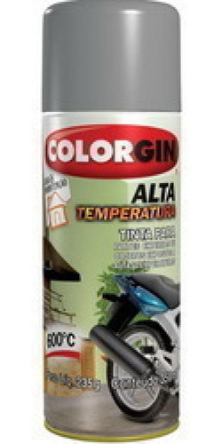 Spray Colorgin Alta Temperatura Aluminio