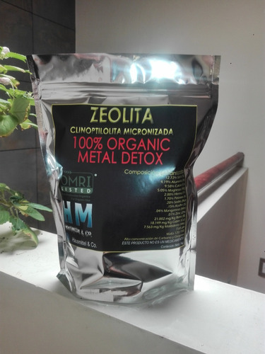 Zeolita Clinoptilolita 1kg Grado Alimenticio