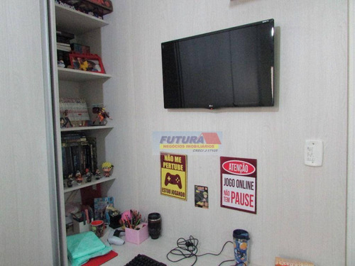 Imagem 7 de 17 de Apartamento Com 2 Dormitórios À Venda, 65 M² Por R$ 295.000,00 - Gonzaguinha - São Vicente/sp - Ap2526