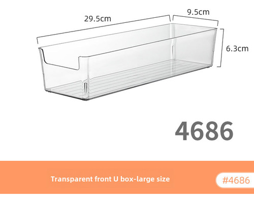 --u-box Com Frente Transparente, Grande, Organizada