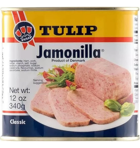 4 Latas Tulip Jamonilla Picadillo De Carne Clasica 340g C/u