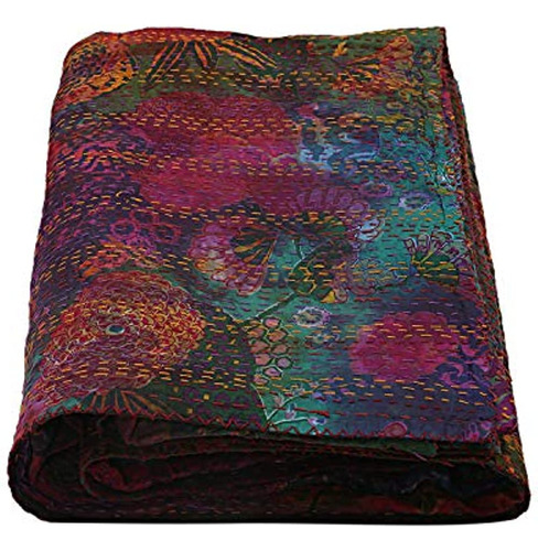 Ropa De Cama Colcha Edredones Indian Kantha Bedcover Hippie 